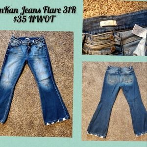 Kancan Flare High Rise Jeans 31R x33L